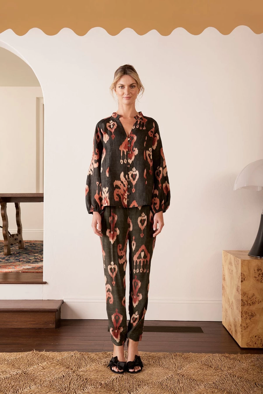 Hot The Dreamer Label Ayala Ikat Blouse | The Dreamer Label