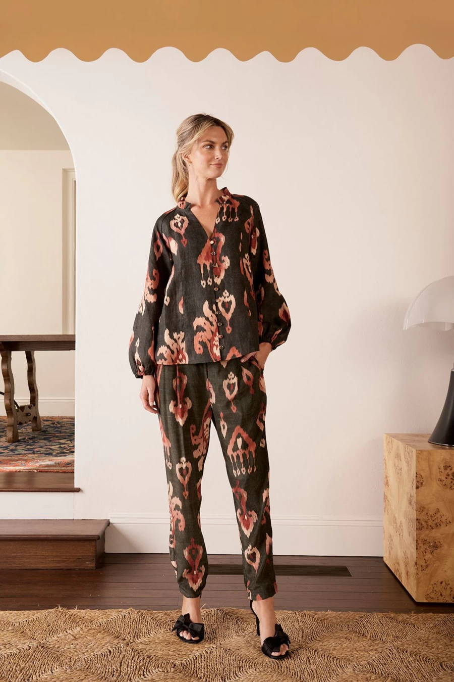 Hot The Dreamer Label Ayala Ikat Blouse | The Dreamer Label