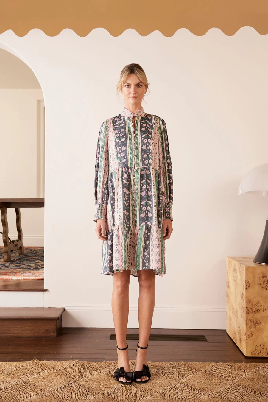 New The Dreamer Label Miley Forest Dress, Green | The Dreamer Label