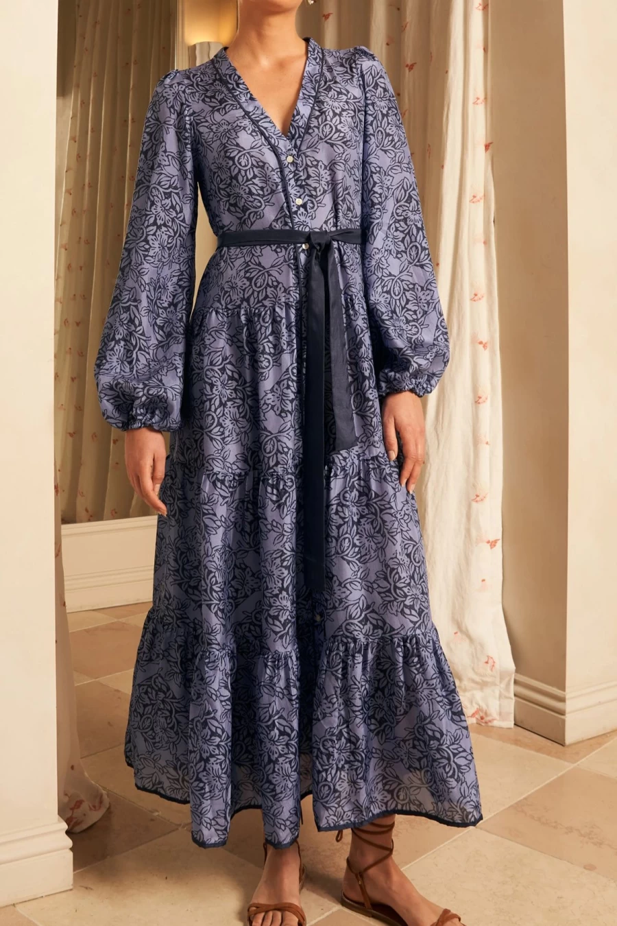 Wholesale Hannah Artwear Larissa Habotai Silk Dress | Hannah Artwear