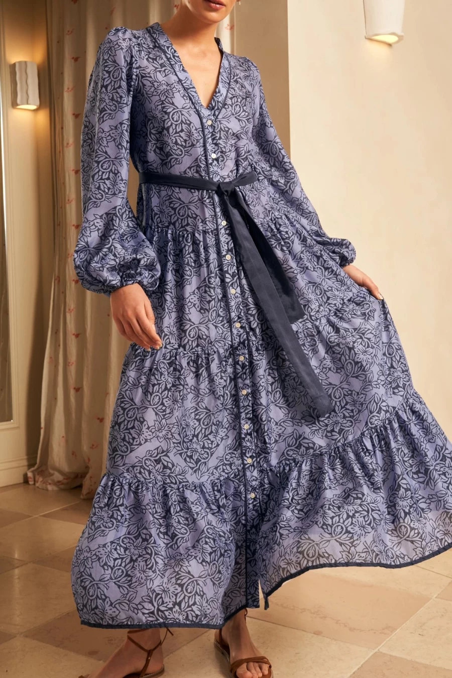 Wholesale Hannah Artwear Larissa Habotai Silk Dress | Hannah Artwear