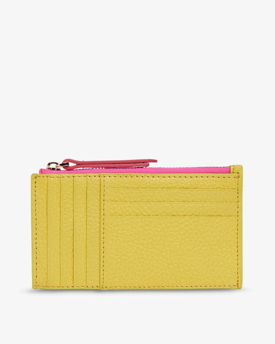 Online Arlington Milne Compact Wallet, Yellow | Arlington Milne