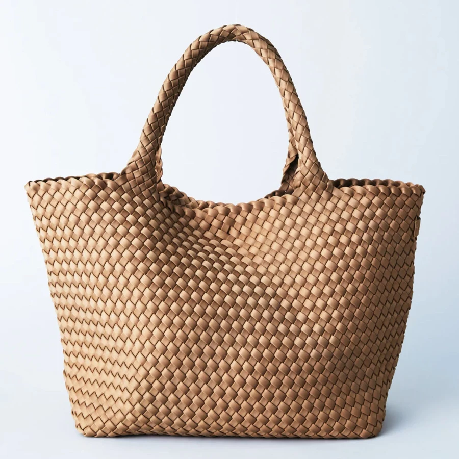 New Plaine Large Tote, Latte