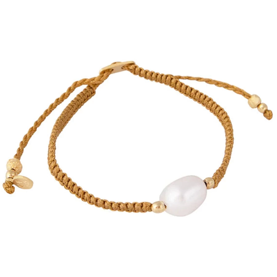Best Fairley Pearl Rope Bracelet, Antique Gold | Fairley