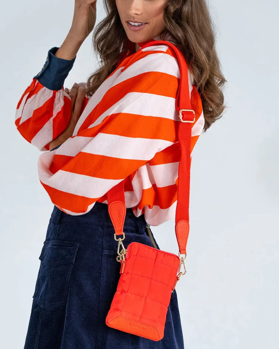 Hot Elms & King Baker Phone Bag, Red | Elms & King