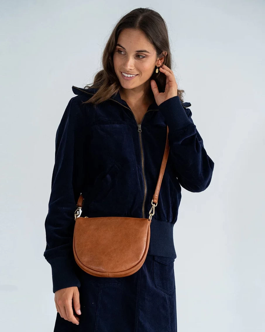 Online Elms & King La Palma Cross Body Bag, Tan | Elms & King