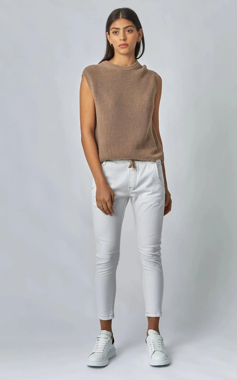 Hot Dricoper Active Denim Jean, White | Dricoper