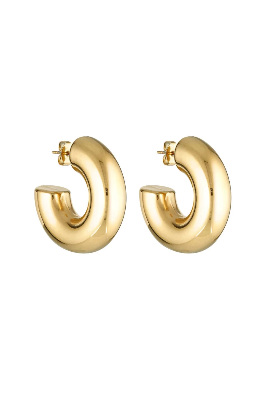 Clearance Porter Chubby Hoops, Gold | Porter