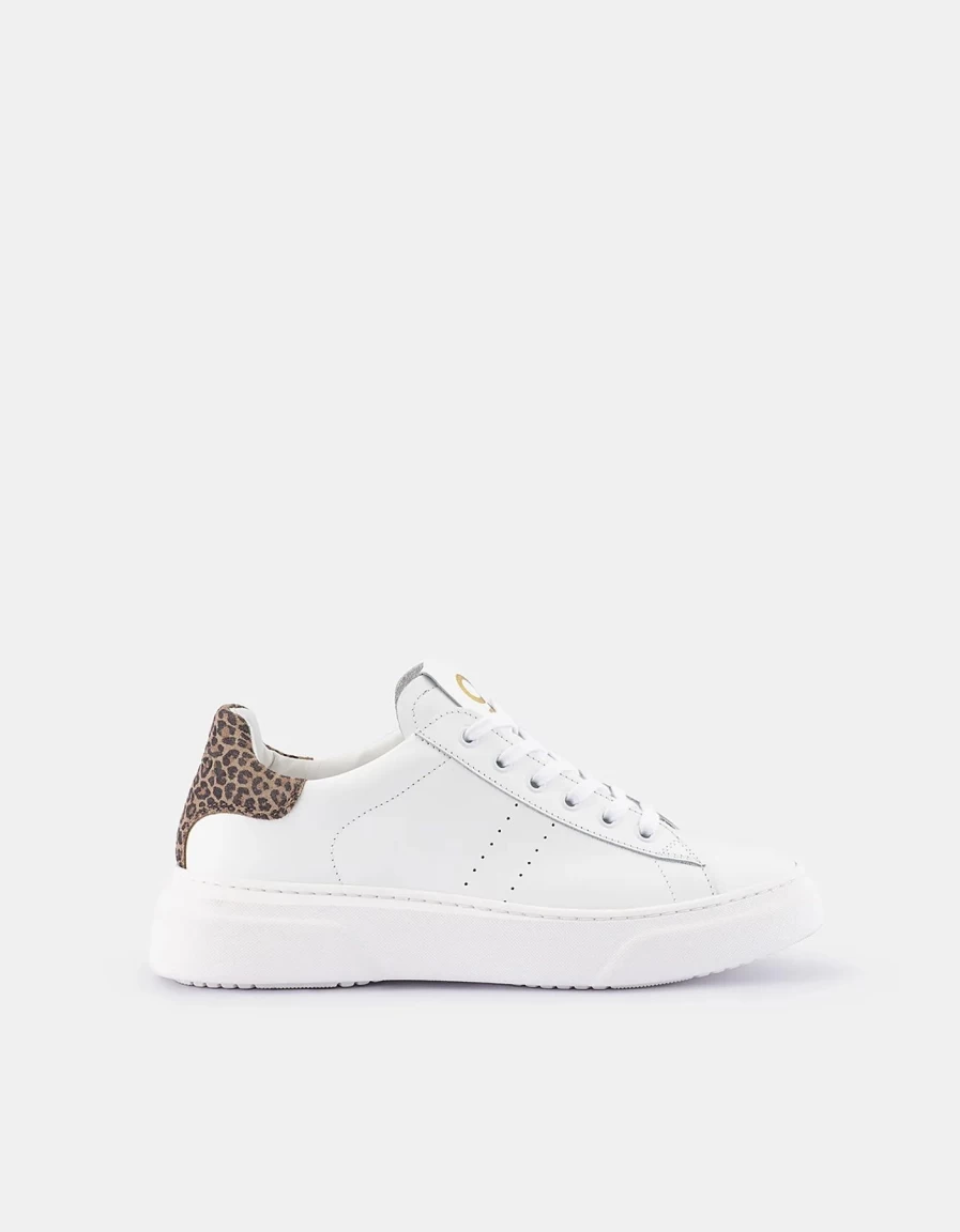Wholesale DOF Shoes Sofia Leather Sneaker, Leopard Print | Dof