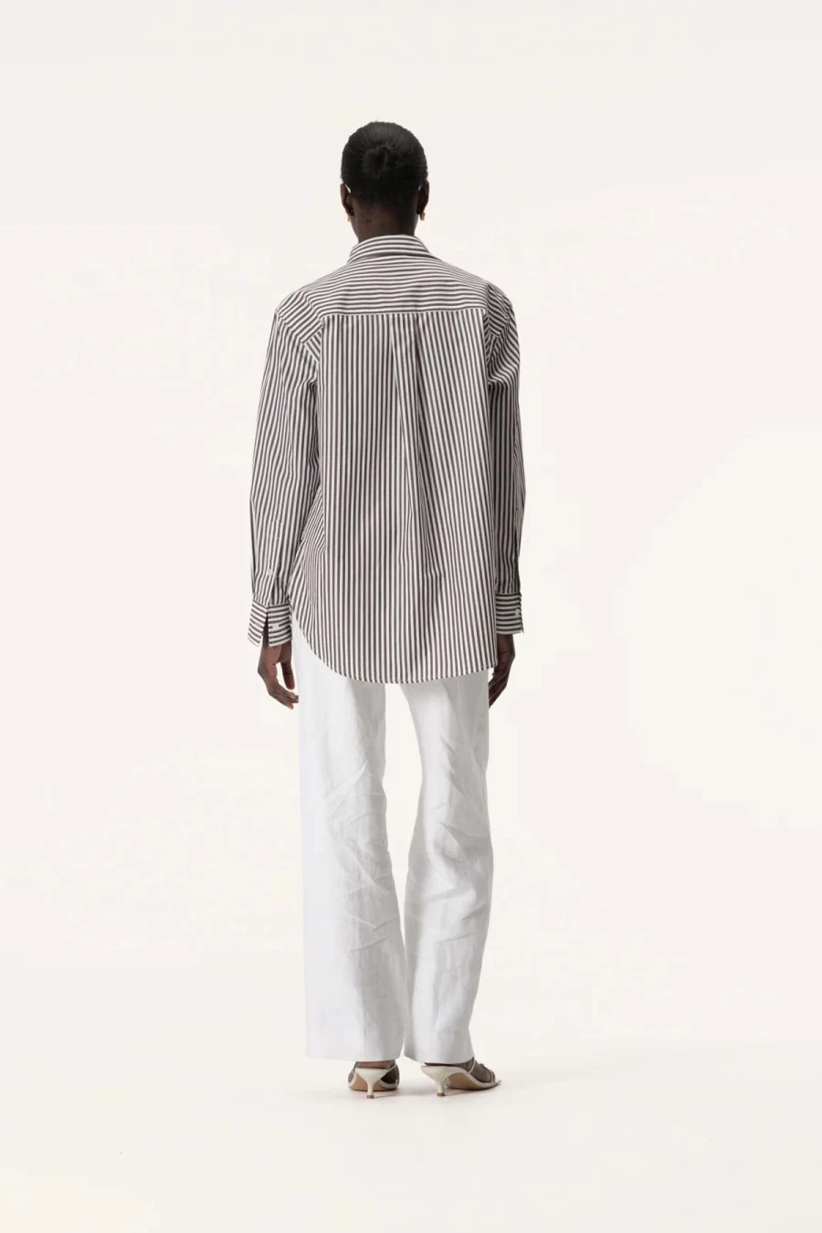 Online Elka Collective Farrah Shirt, Chocolate Stripe