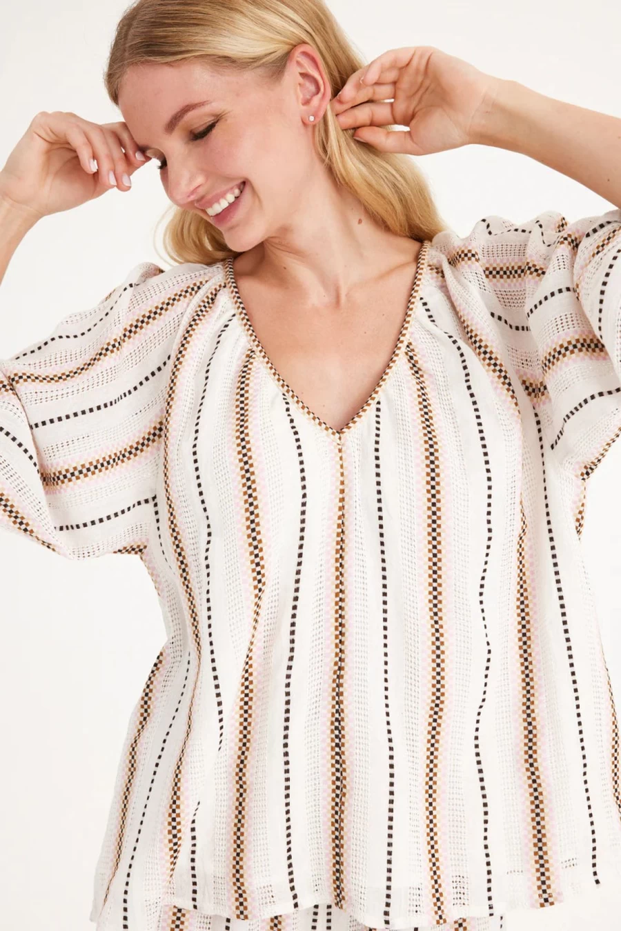 Clearance Summery Copenhagen Bella Blouse, Whisper White | Summery Copenhagen