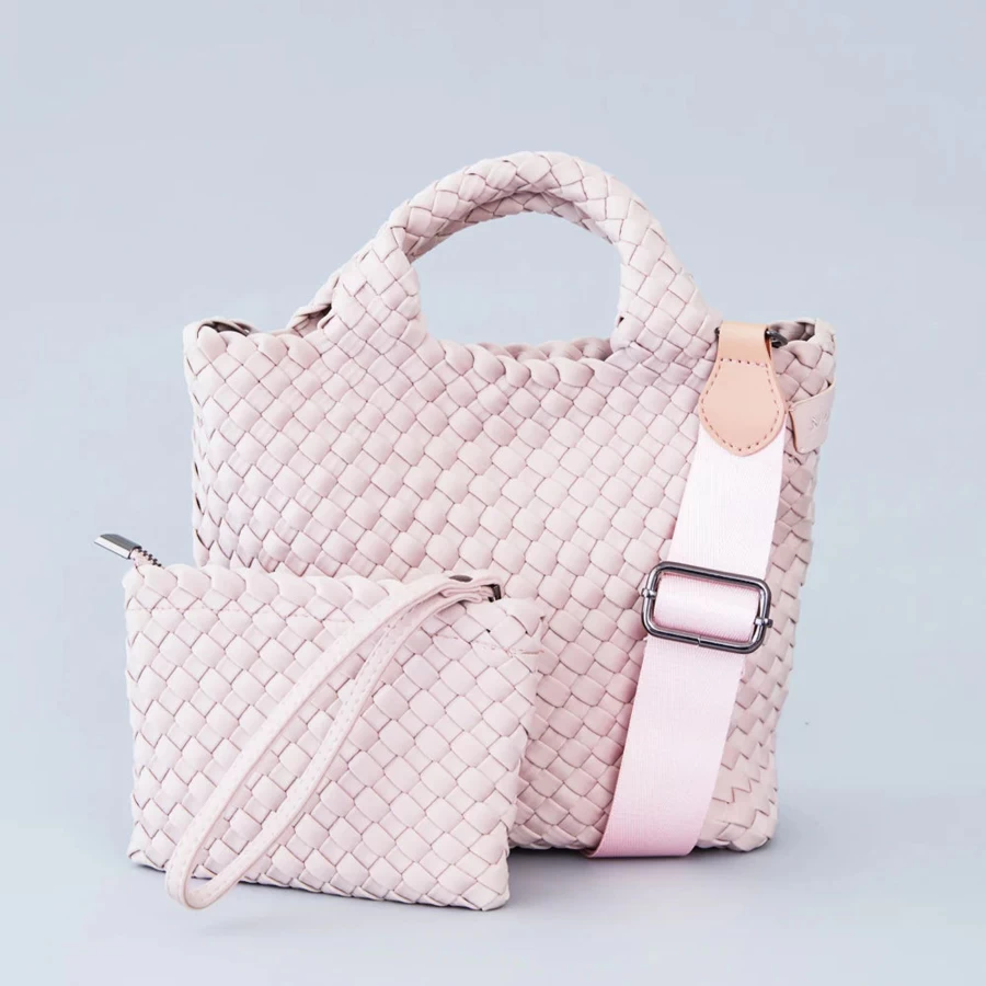 Best Plaine Cross Body Tote, Dusty Pink