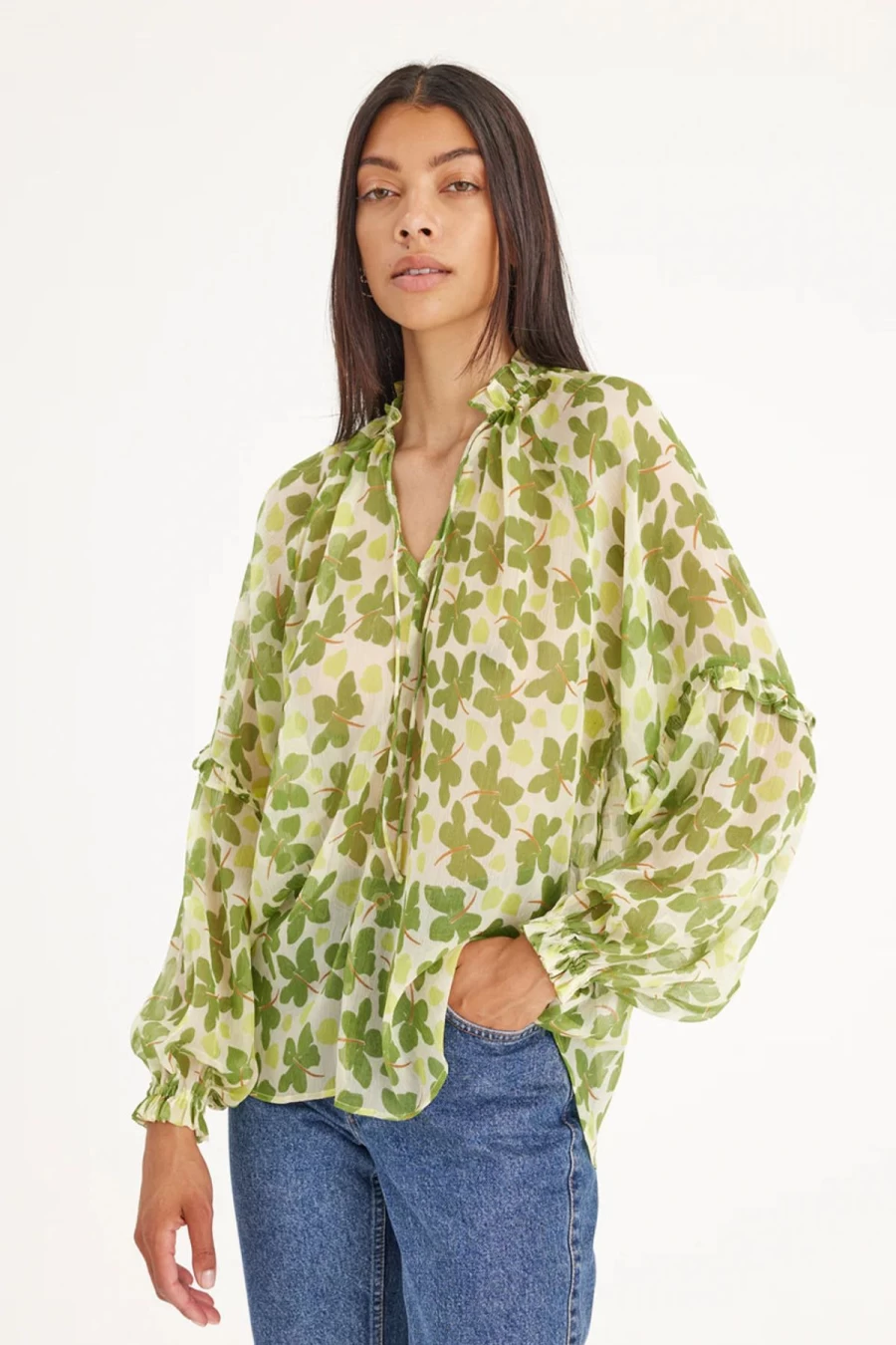 Best Summery Copenhagen Baina Blouse, Whisper White | Summery Copenhagen