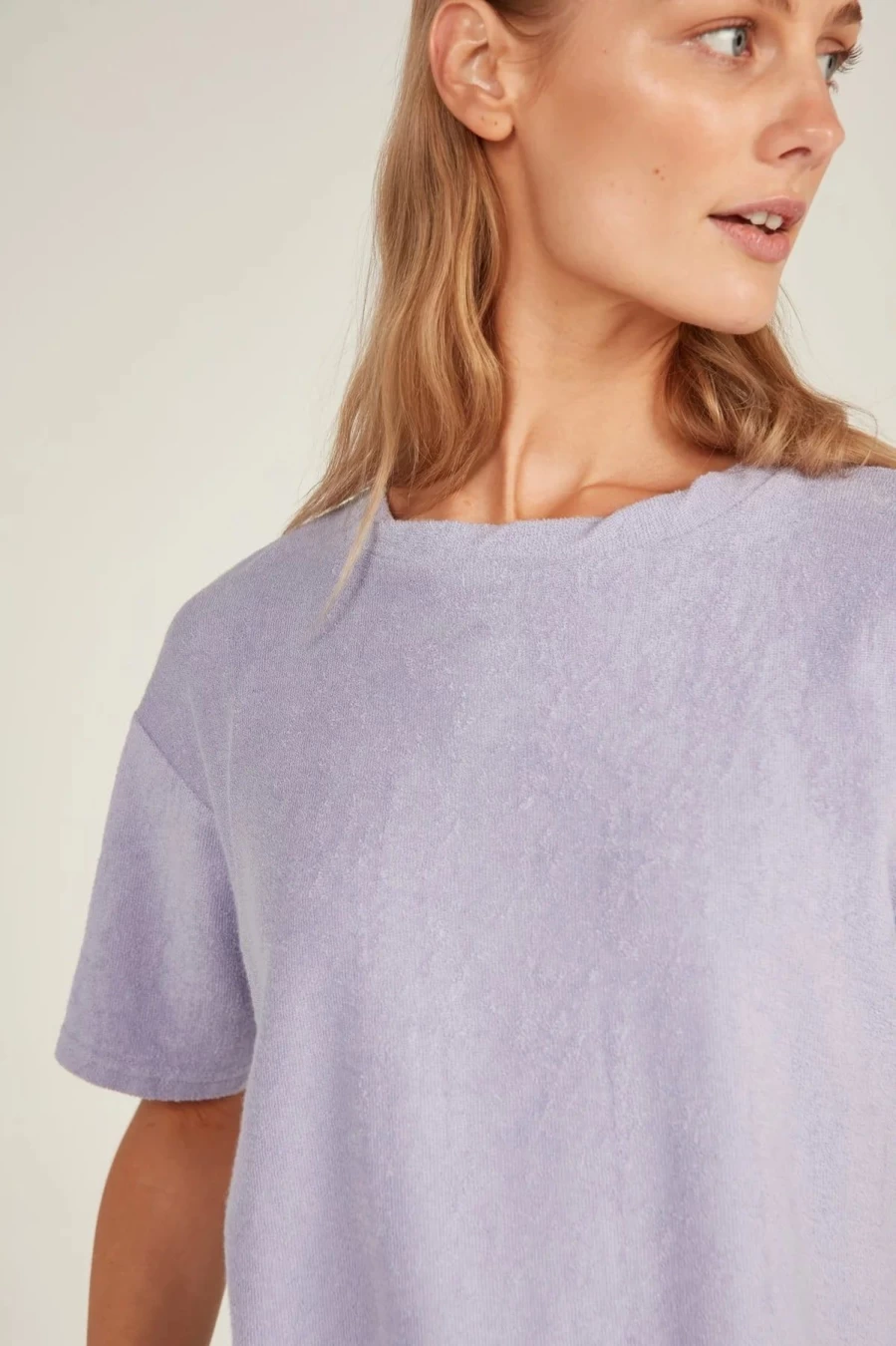 Wholesale Primness Terry Tee, Lilac | Primness