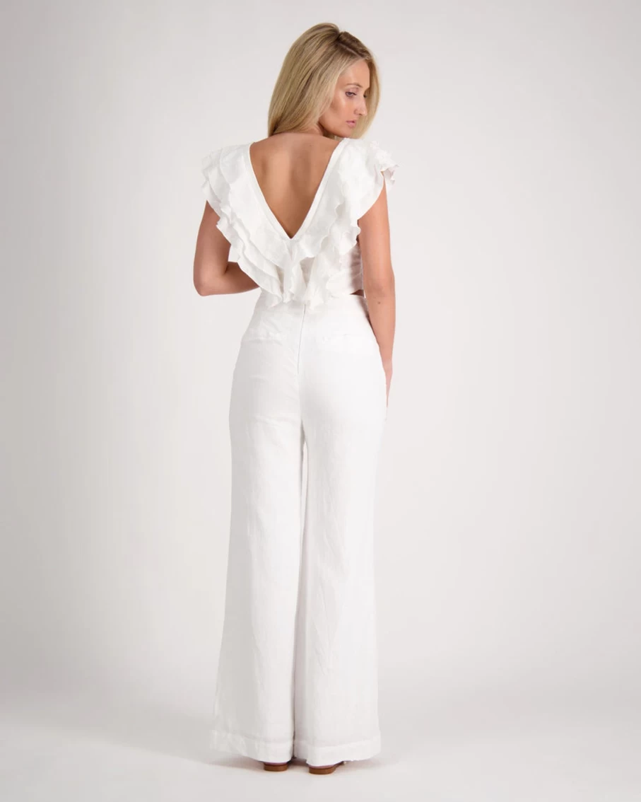 Wholesale Luoni Freya Pant, White | Luoni