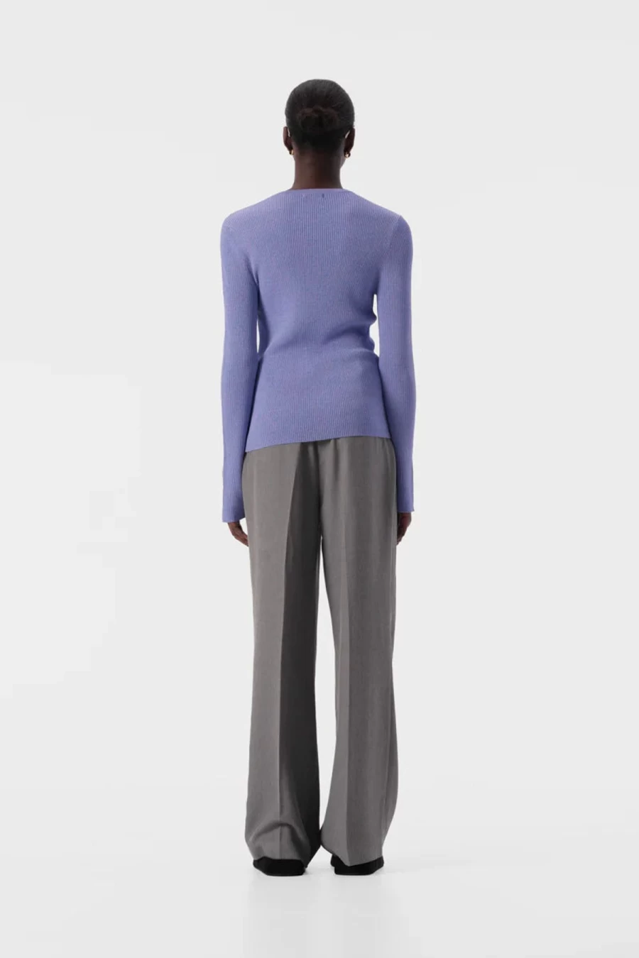 Clearance Elka Collective Lilli Knit Top, Lilac | Elka Collective