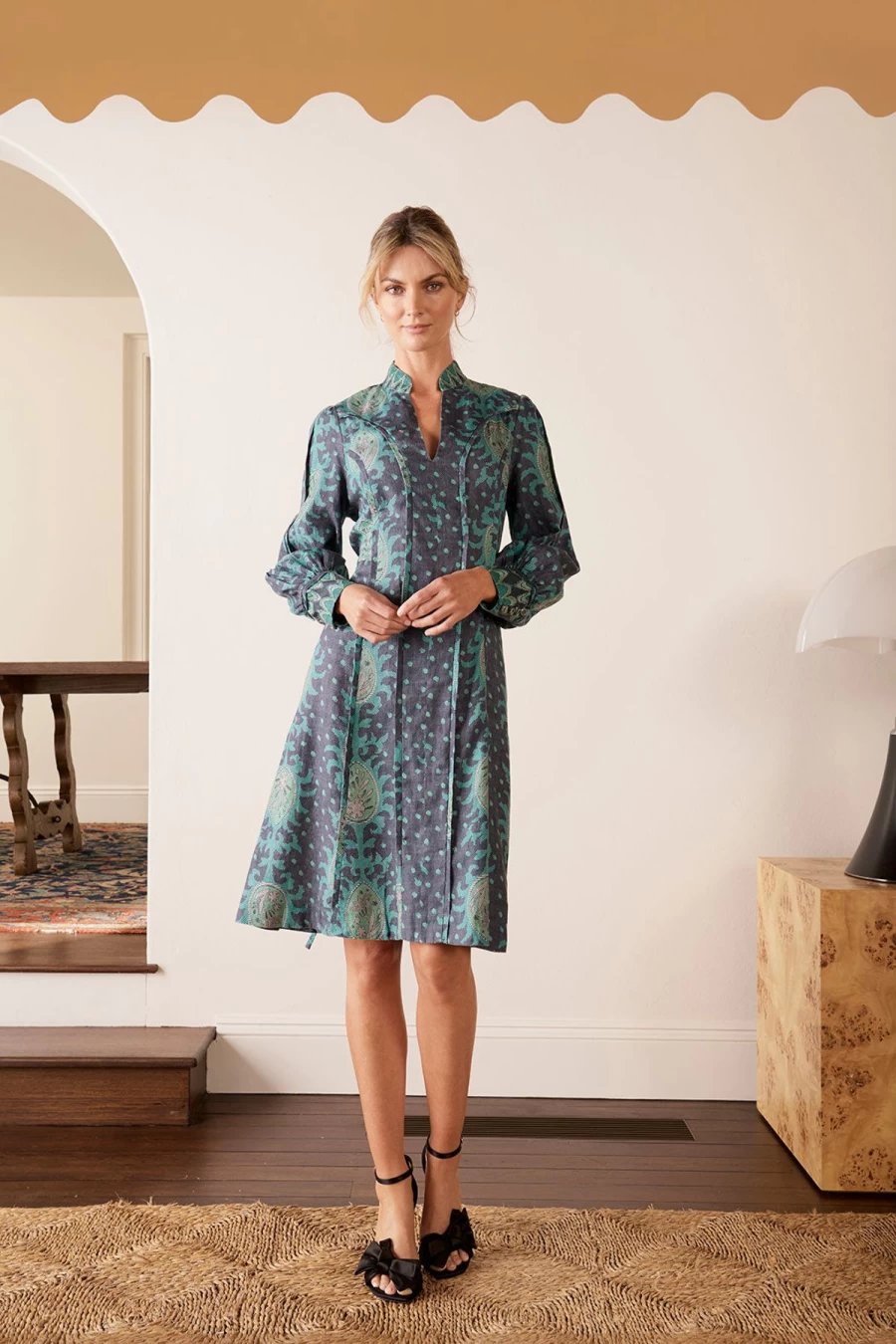 Wholesale The Dreamer Label Lana Wilson Dress, Green | The Dreamer Label
