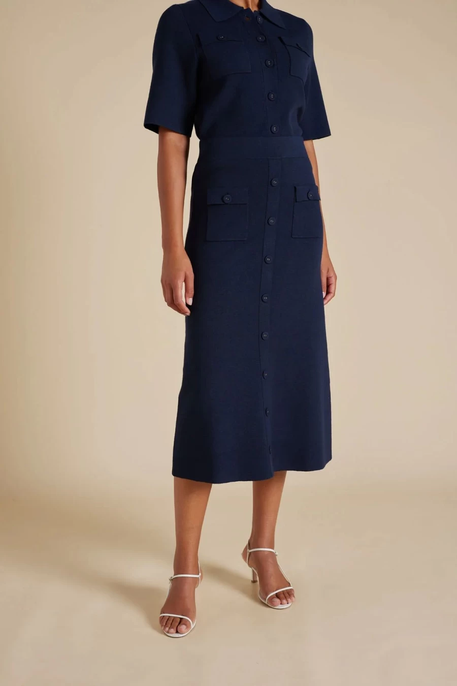 Best Alessandra Chelsea Skirt, Navy | Alessandra