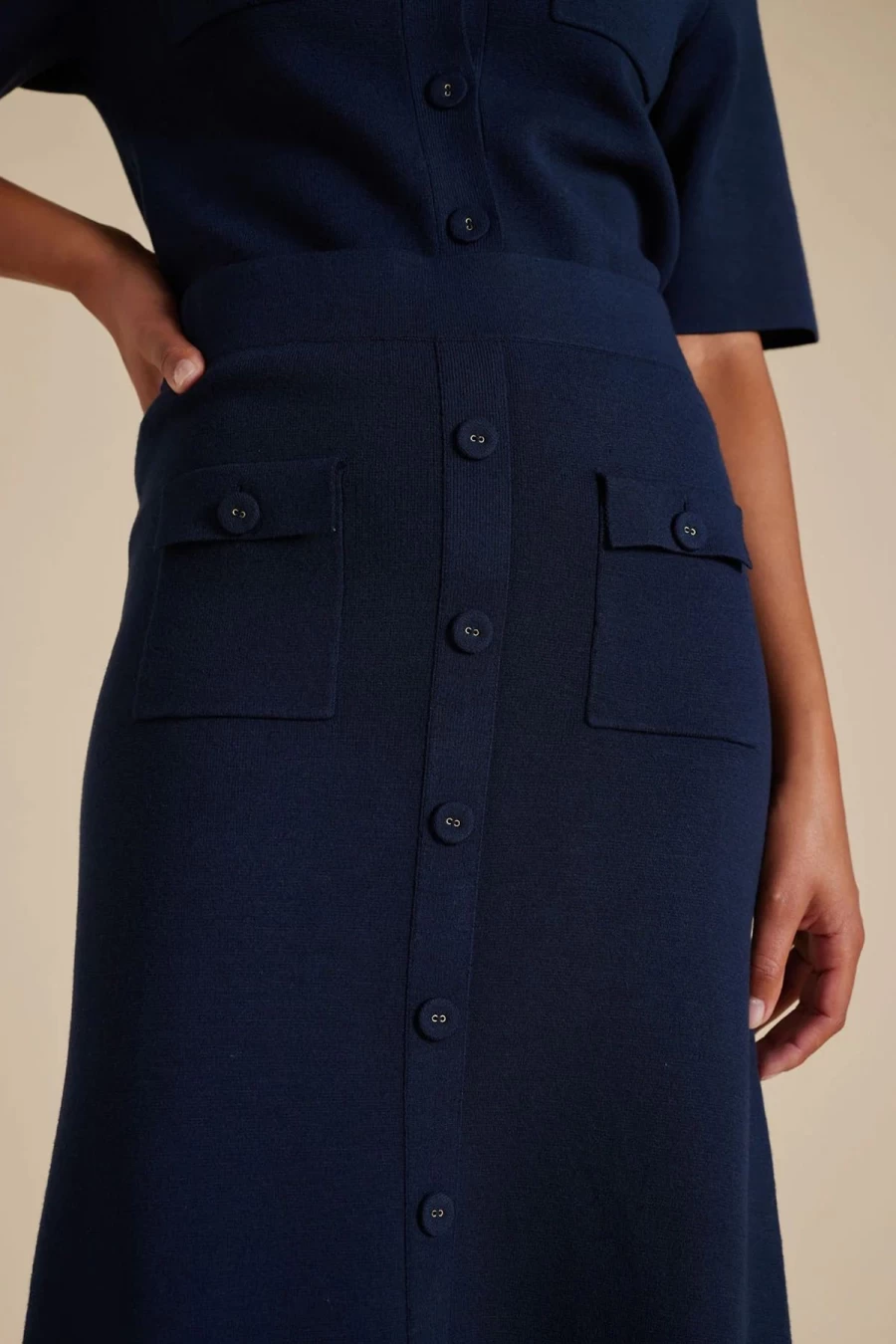Best Alessandra Chelsea Skirt, Navy | Alessandra