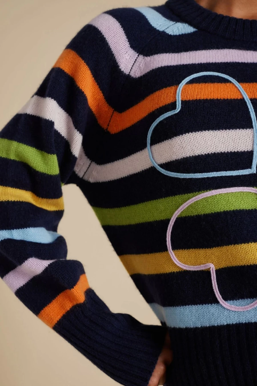 Best Alessandra Amica Merino Cashmere Knit, Officer Navy | Alessandra