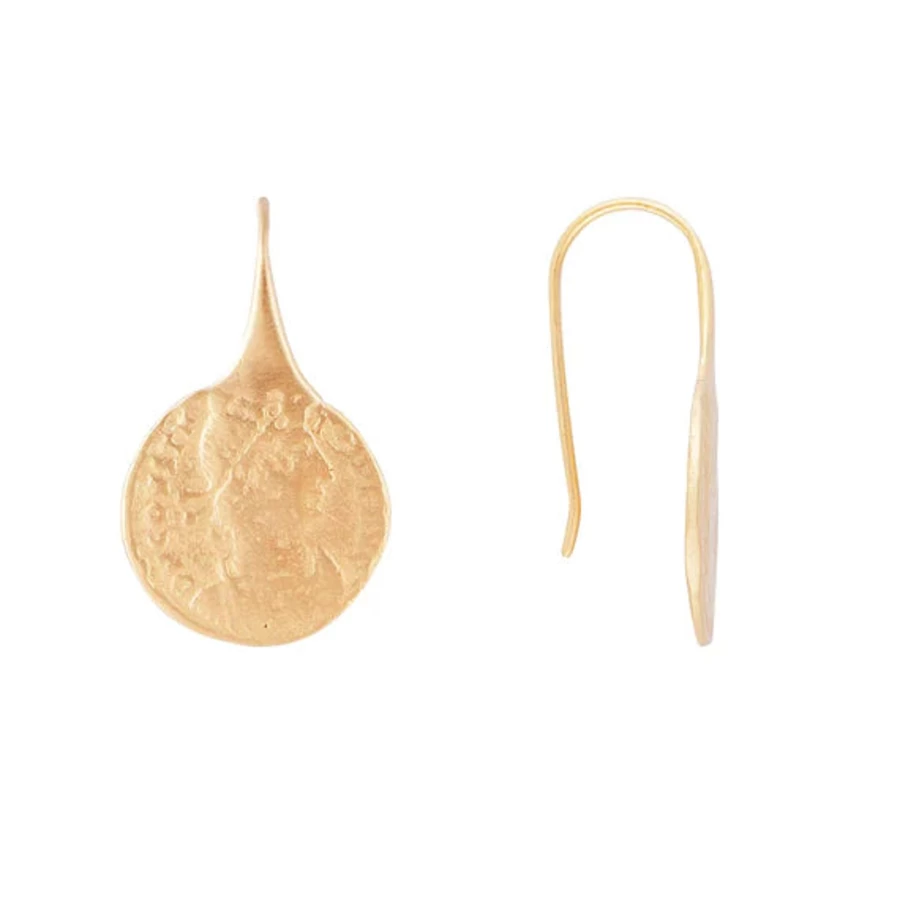 Clearance Fairley Gold Ancient Coin Hooks | Fairley