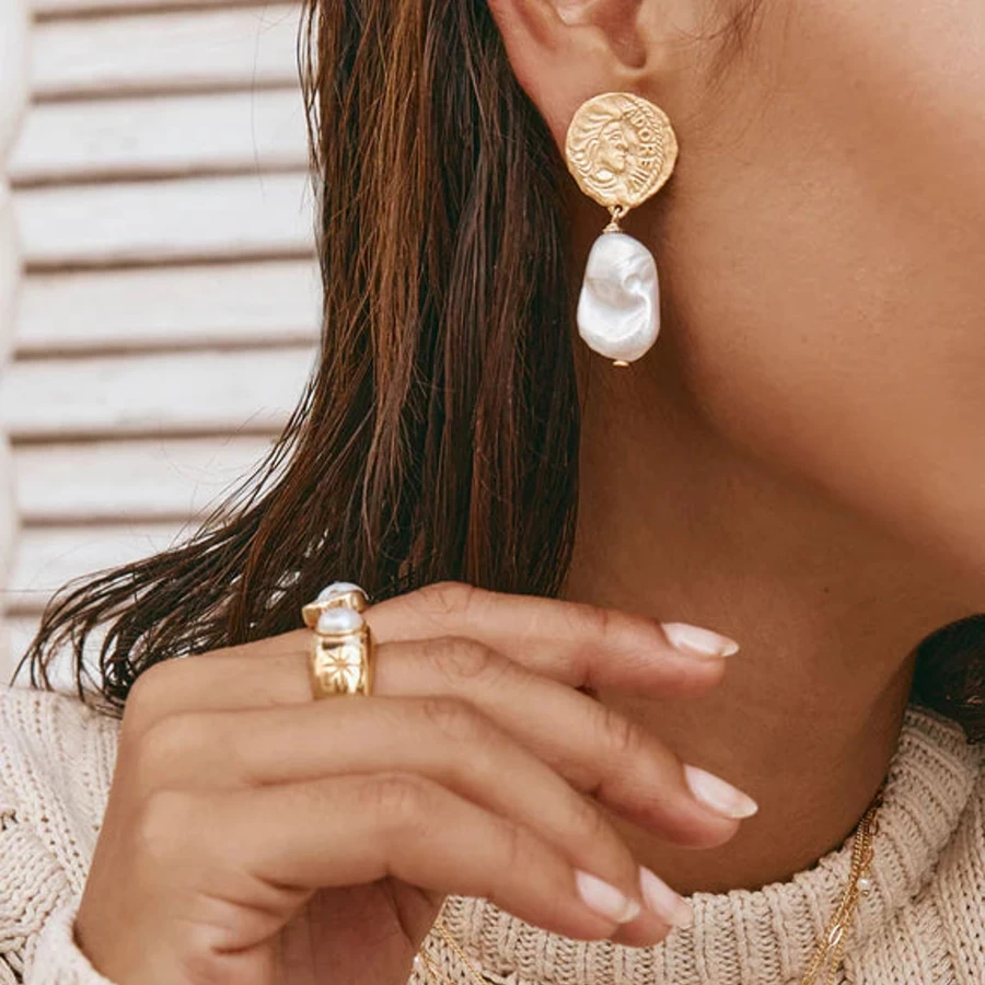 Clearance Fairley Adore Keshi Pearl Earrings | Fairley