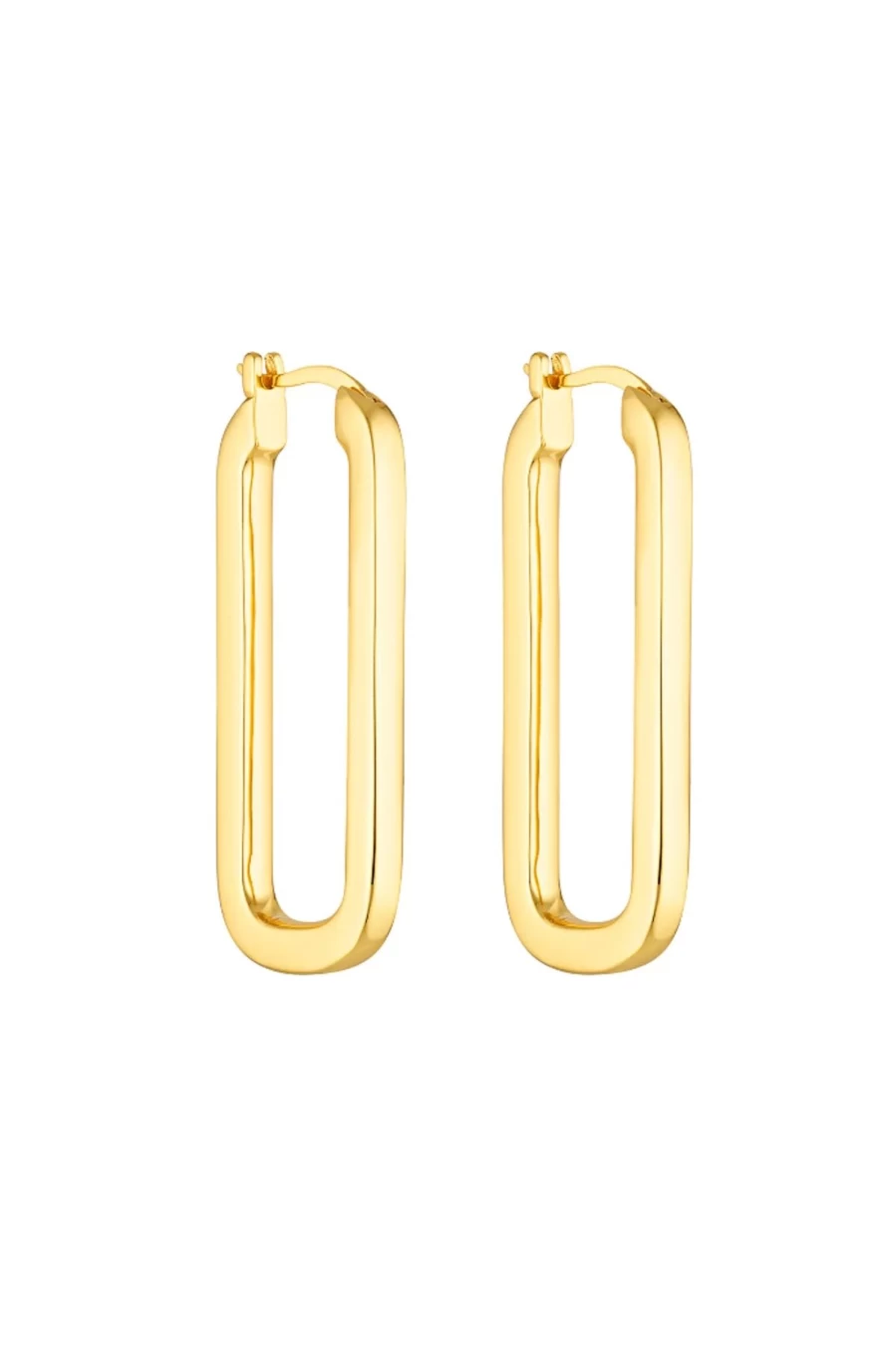 Best Porter Oval Hoops, Gold | Porter