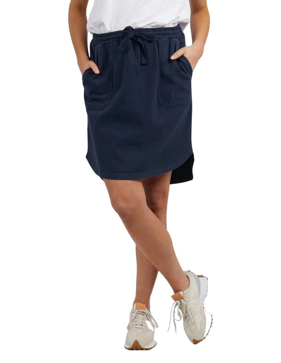 New Foxwood Palm Skirt, Navy | Foxwood