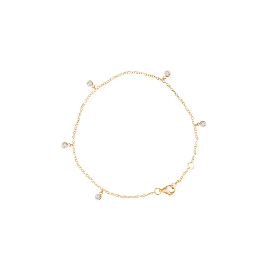 Online Bianc Cz Bezel Scattered Bracelet | Bianc