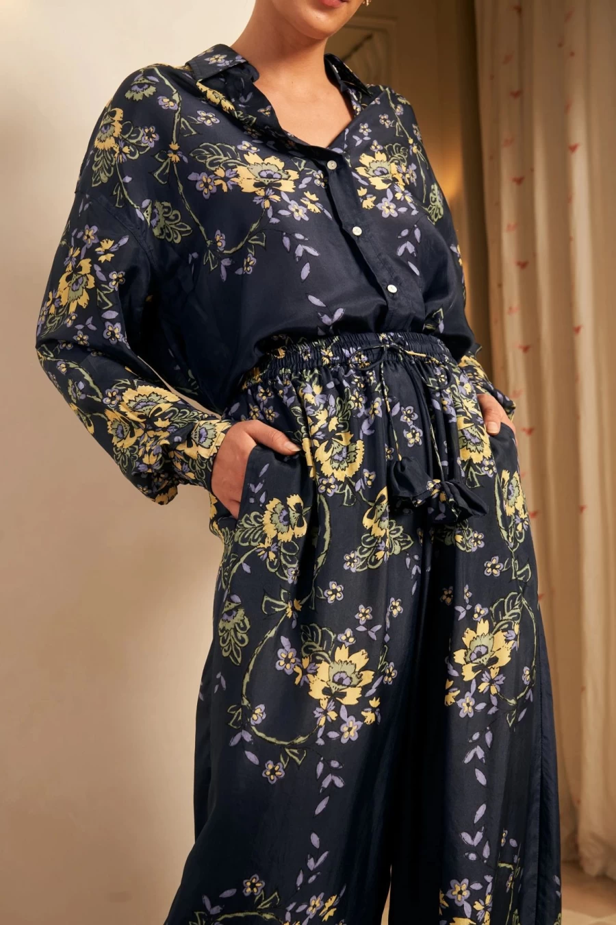 Hot Hannah Artwear Ella Pant, Jasmine Indigo | Hannah Artwear
