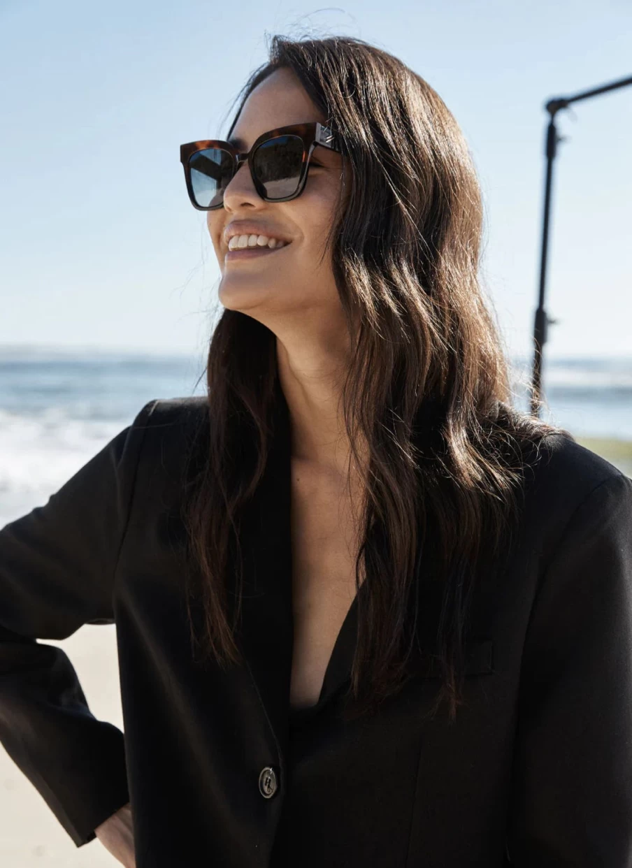 Clearance Bask Bella Sunglasses - Tortise To Black Polarised | Bask