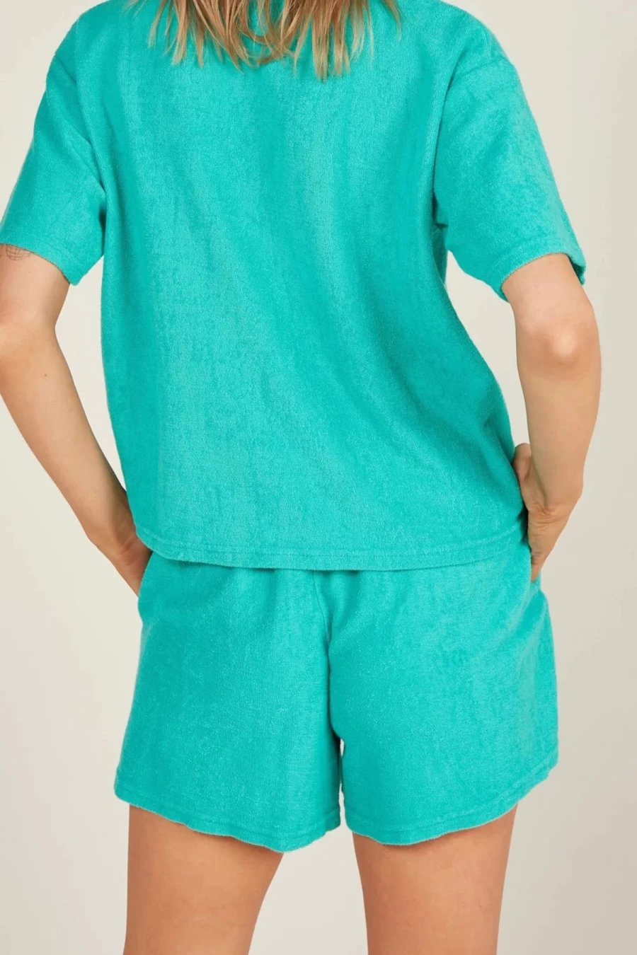 Hot Primness Terry Short, Turquoise | Primness