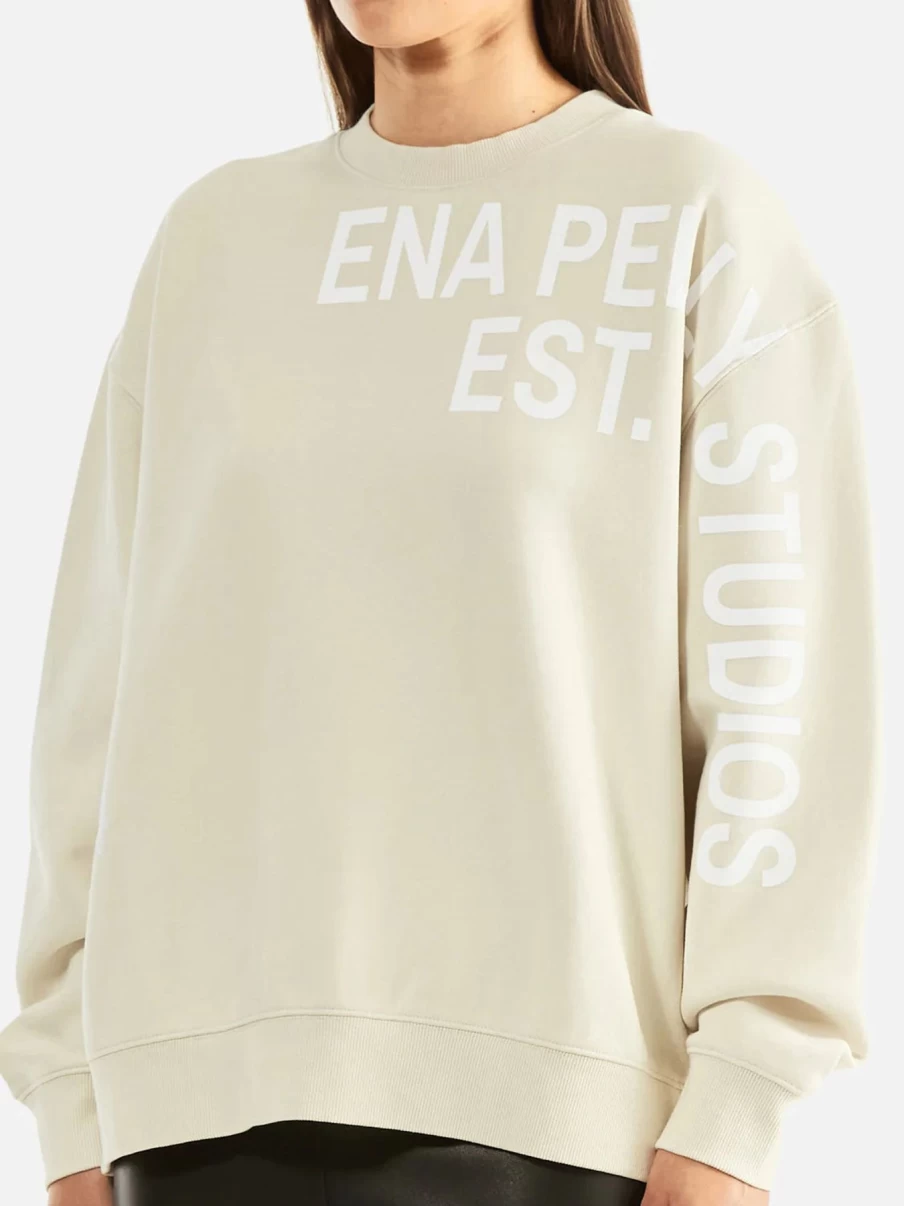 Hot Ena Pelly Lilly Oversized Sweater, Cement | Ena Pelly