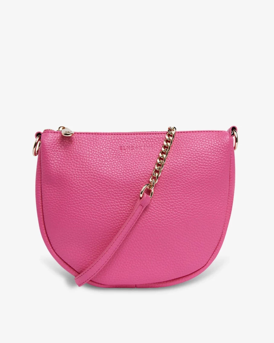 Best Elms & King La Palma Cross Body Bag, Fuchsia | Elms & King