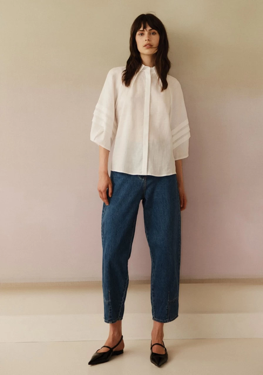 New Morrison Matilda Blouse, White | Morrison