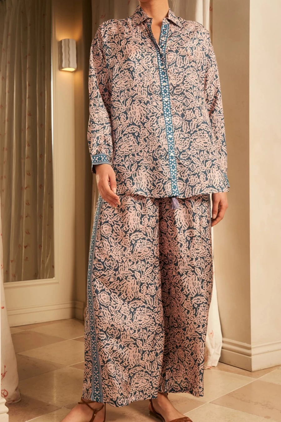 Wholesale Hannah Artwear Emmy Pant, Nispero Indigo | Hannah Artwear