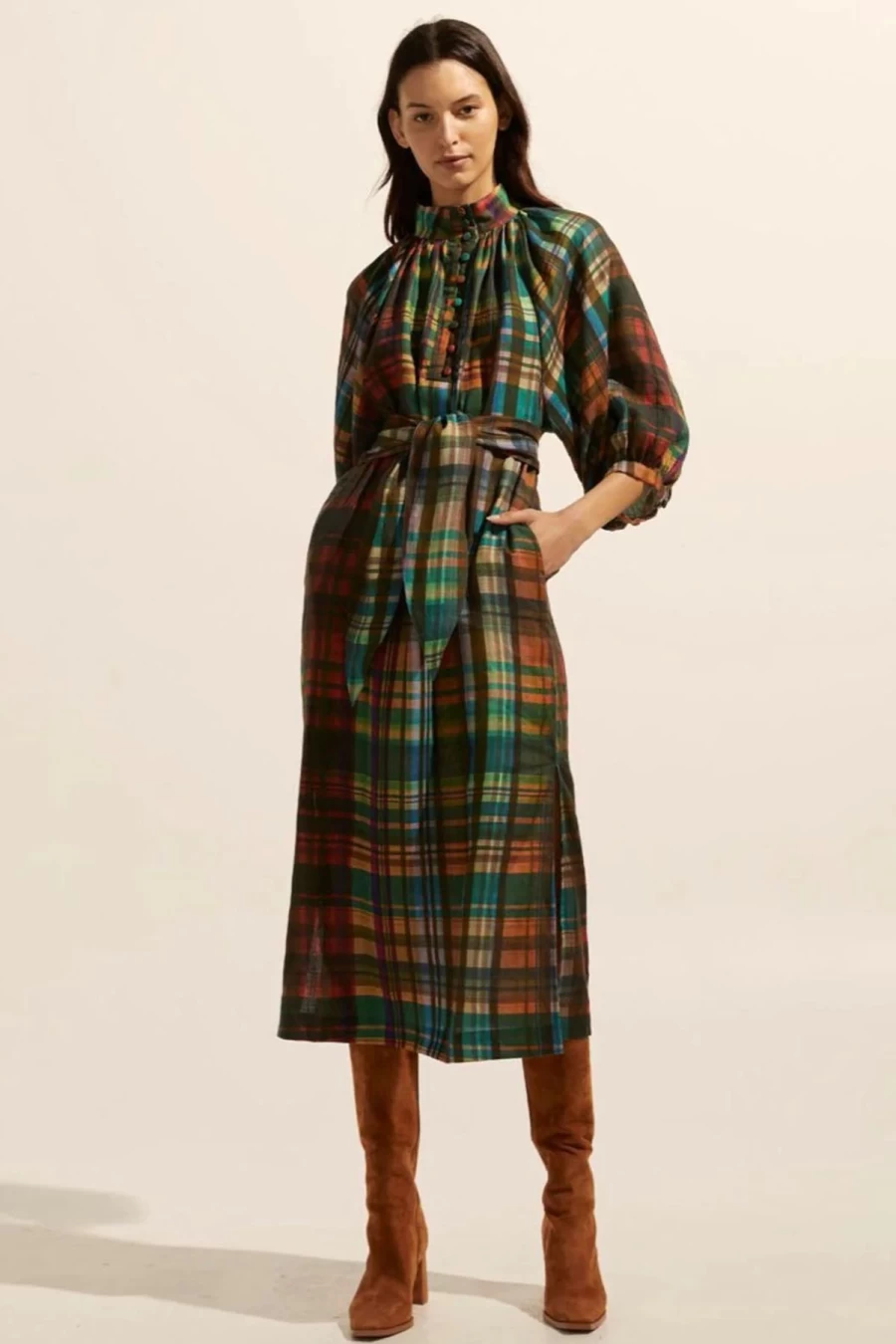 Wholesale Zoe Kratzmann Capture Dress, Kaleidoscope Check | Zoe Kratzmann