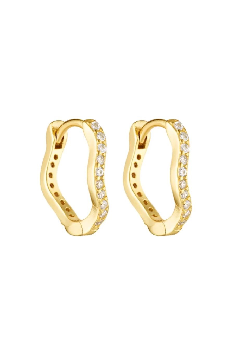 Wholesale Porter Angel Wave Huggies, Gold | Porter