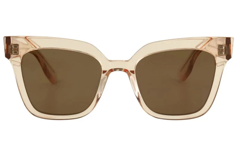 Wholesale Bask Bella Sunglasses - Rose/Brown Polarised | Bask Eyewear