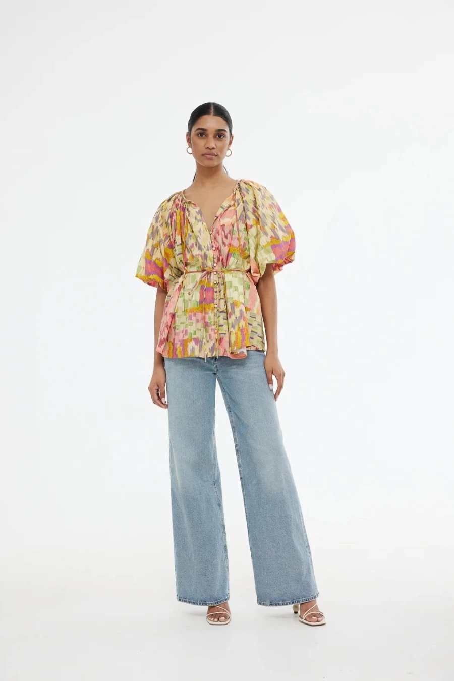 Best Kinney Miami Top, Painterly Patchwork | Kinney