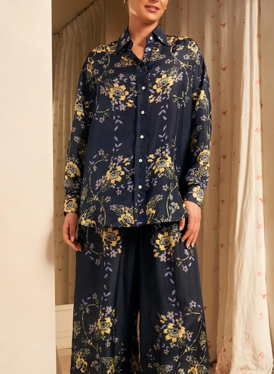 Best Hannah Artwear Stevie Shirt, Jasmine Indigo | Hannah Artwear