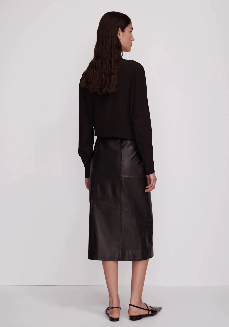 Hot Morrison Whilomena Silk Wrap Shirt, Black | Morrison