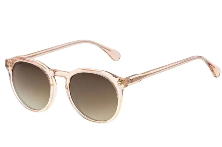 Wholesale Bask Sheyd Sunglasses - Crystal Rose/Brown Gradient Polarised | Bask
