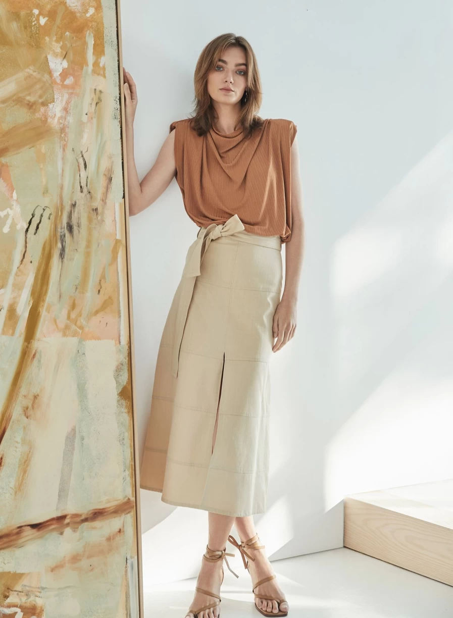 Clearance Esmaee Saint Marlo Top, Bronze | Esmaee