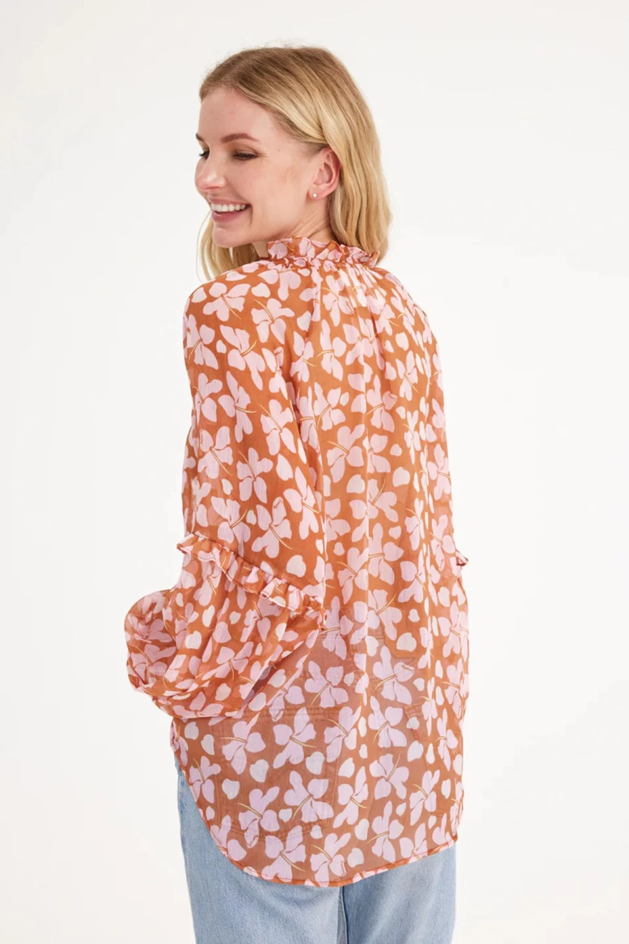 Hot Summery Copenhagen Baina Blouse, Mocha Bisque | Summery Copenhagen