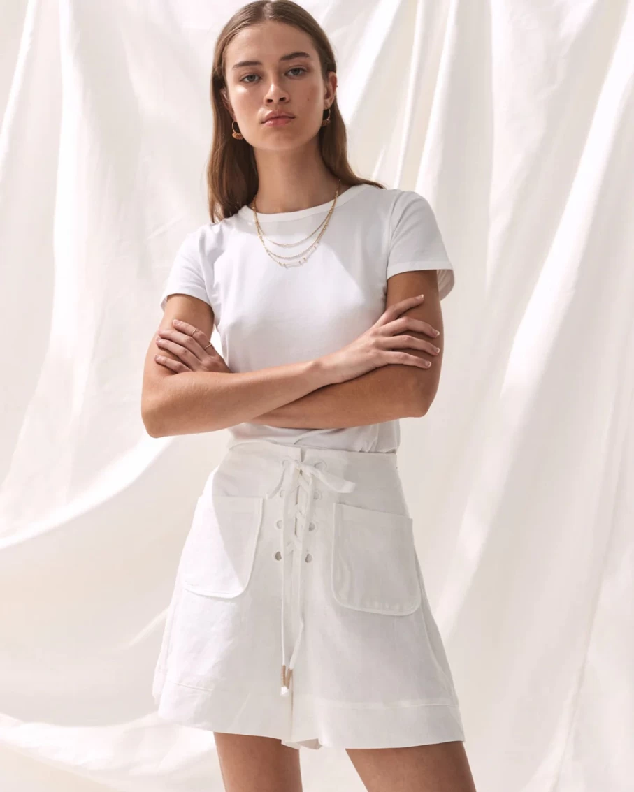 Online Sancia Balia Short, White | Sancia
