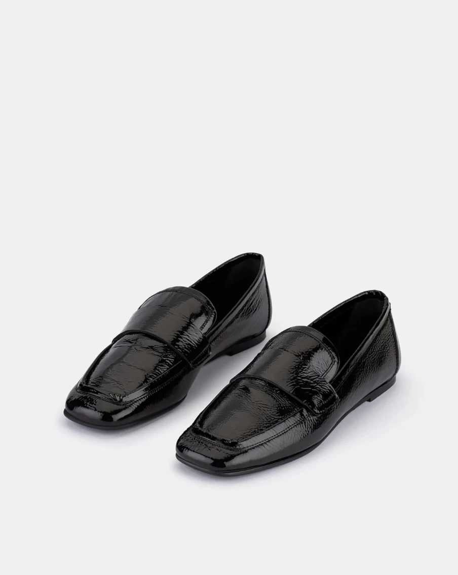 Clearance DOF Shoes Emilia Loafer, Nero Soft Patent | Dof