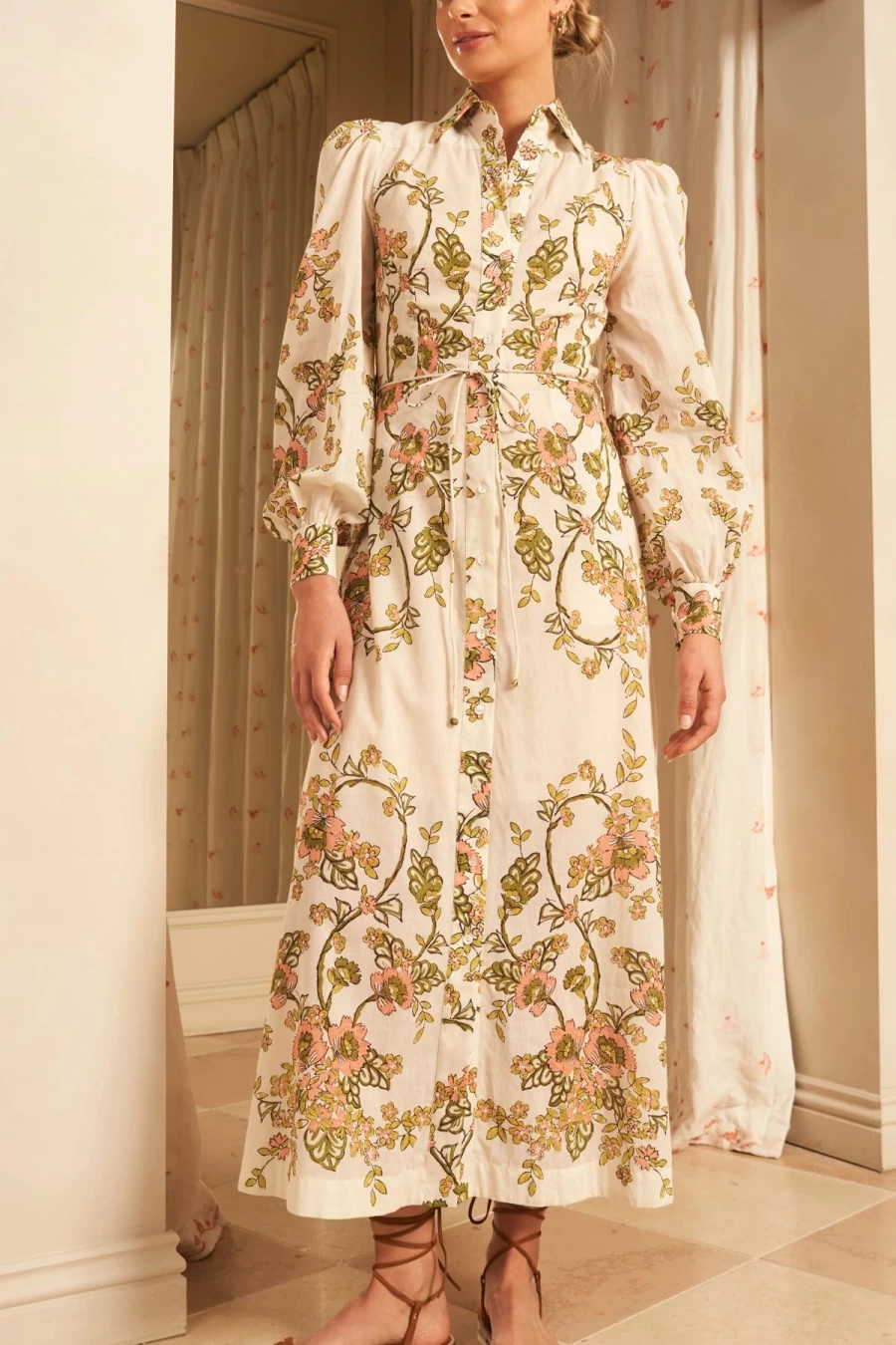 Hot Hannah Artwear Evita Long Sleeve Maxi Dress | Hannah Artwear