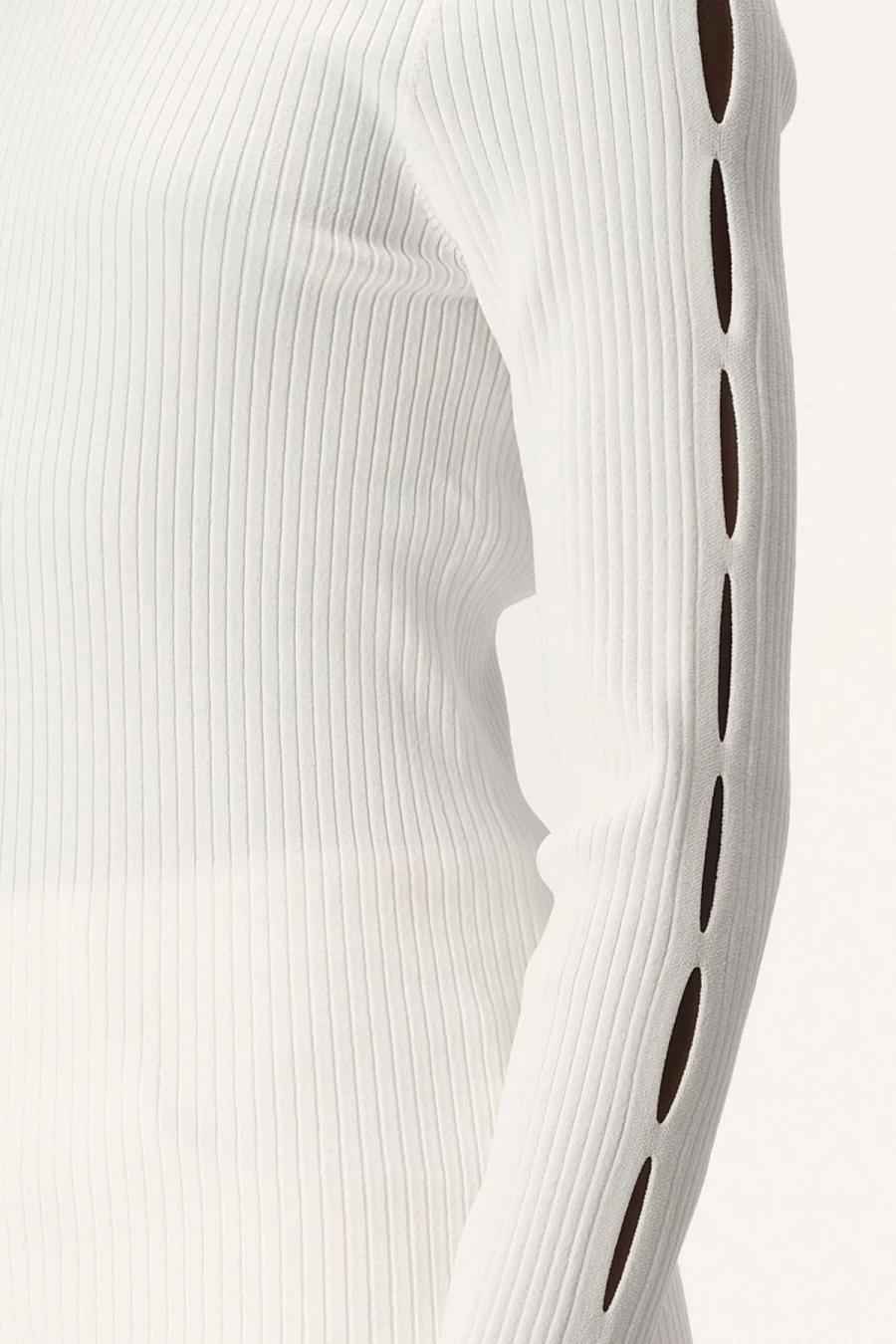 Clearance Elka Collective Nadia Knit Top, Wihte | Elka Collective