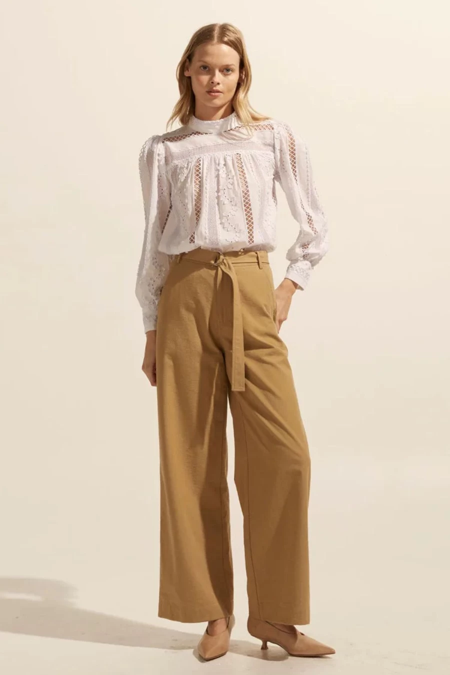Hot Zoe Kratzmann Glimpse Top, Porcelain | Zoe Kratzmann